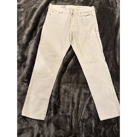 GAP 1969 Women's Girlfriend Jeans Denim White Size 29R 90s - Picture 2 of 16